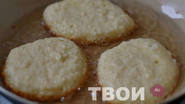 лепешки с творогом