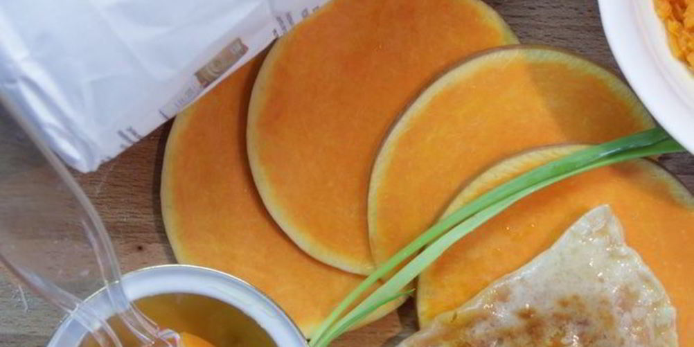 Рецепт лепешки с тыквой и чесноком