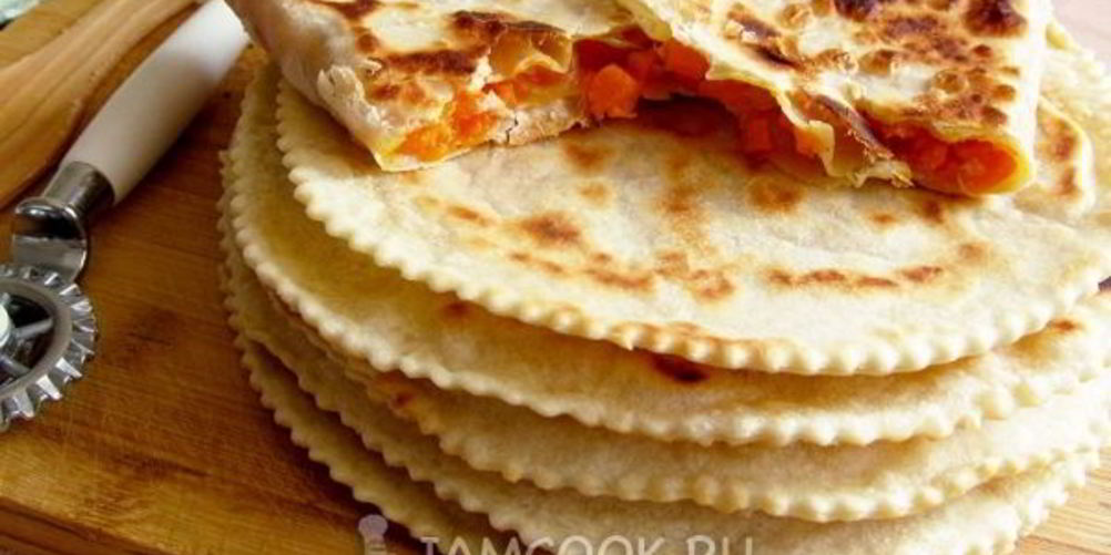 Рецепт лепешки с тыквой