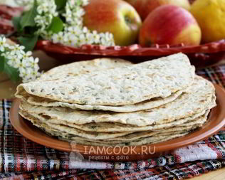 Лепешки с зеленью