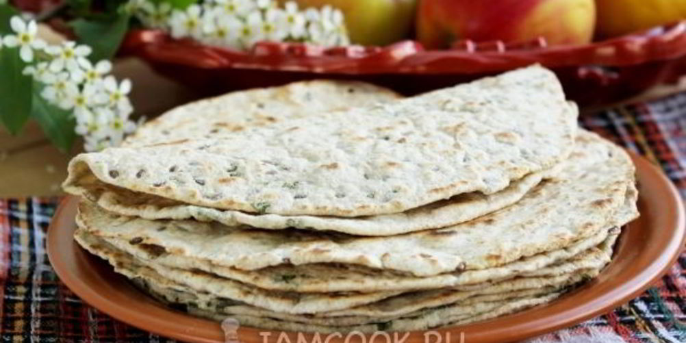 Рецепт лепешки с зеленью