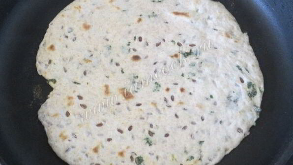 лепешки с зеленью