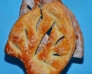 Лепешки сдобные Фугассы