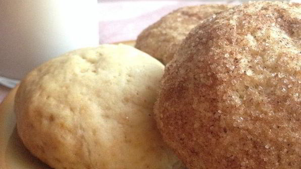 постные лепешки на рассоле с корицей и сахаром