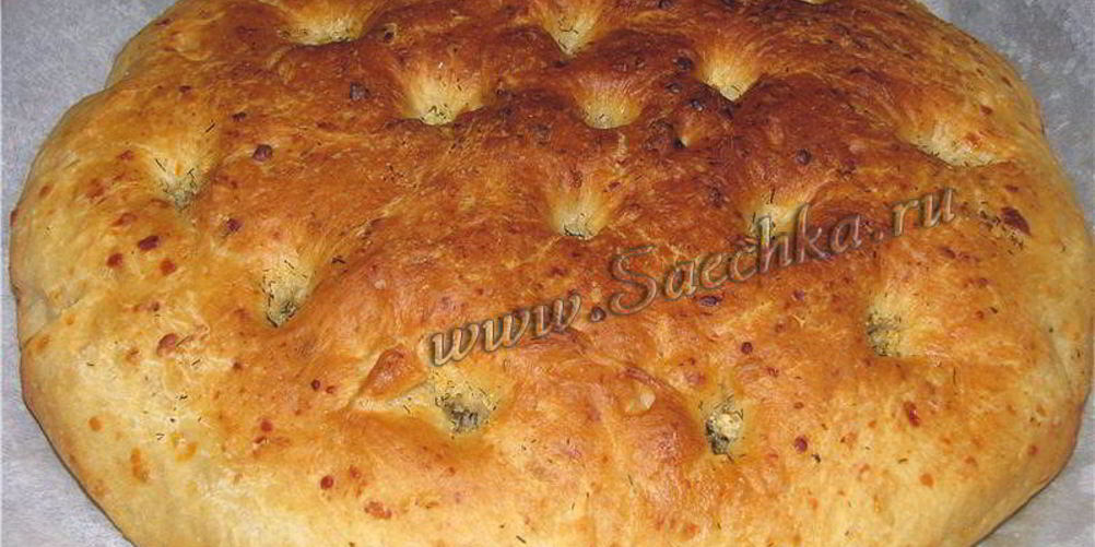 Рецепт сырная фокачча