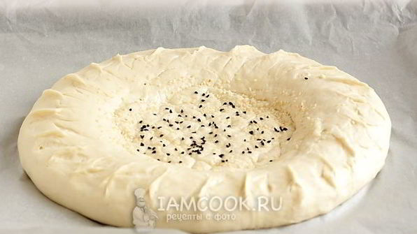 узбекская лепешка на кефире в духовке