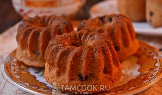 Банановые маффины с шоколадными каплями