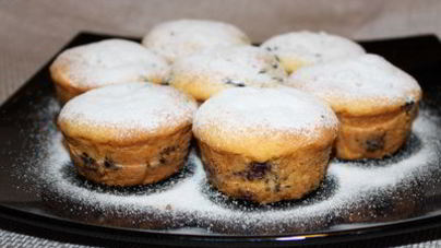 Черничные маффины