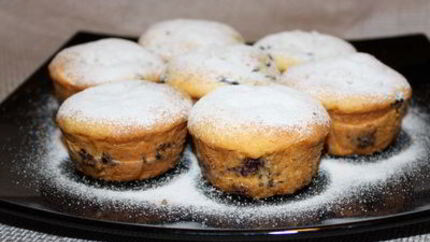 Черничные маффины