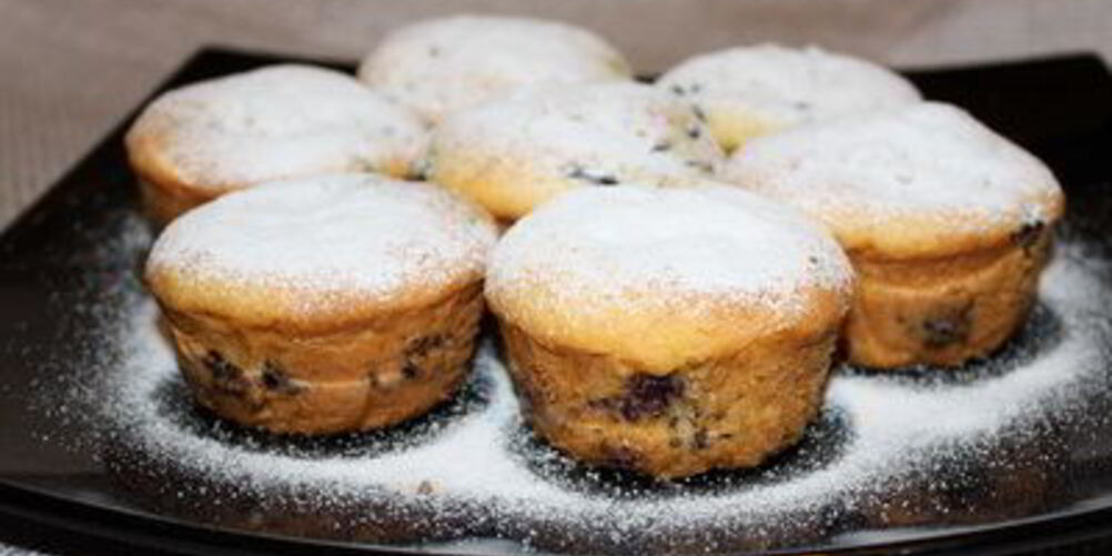 Рецепт черничные маффины