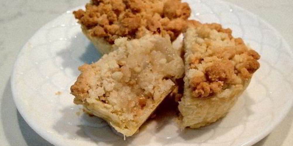 Рецепт грушевые крамбл-маффины