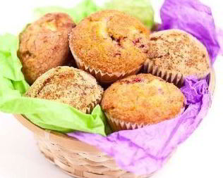 Клюквенно-миндальные маффины