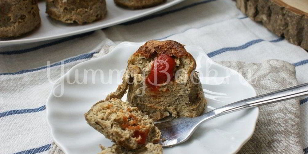 Рецепт курино-грибные маффины