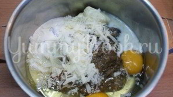 курино-грибные маффины