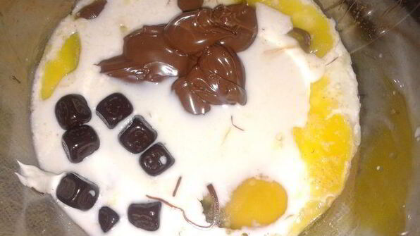 маффины из нутеллы