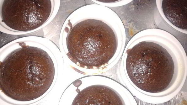 маффины из нутеллы