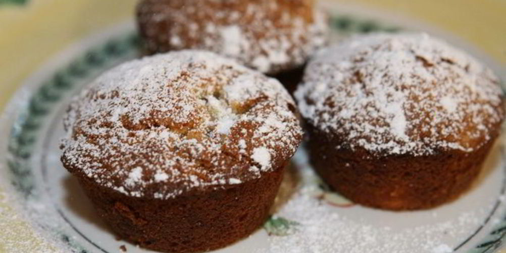 Рецепт маффины с ананасами и грецкими орехами