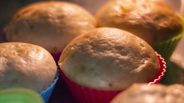 маффины с ананасом