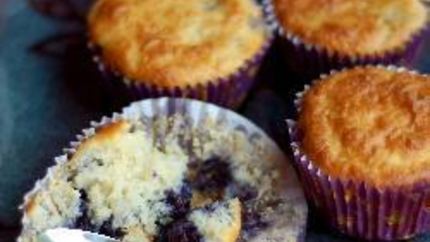 Маффины с черникой