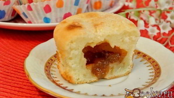маффины с джемом