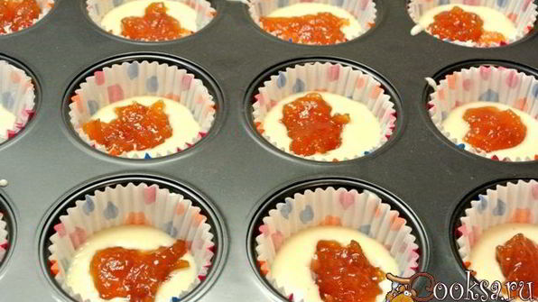 маффины с джемом