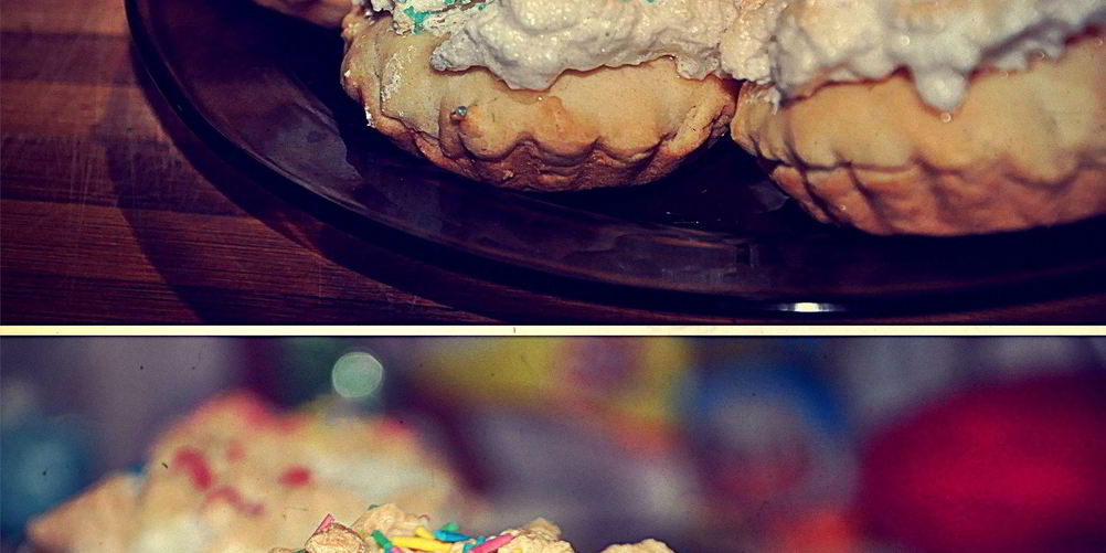 Рецепт маффины с глазурью из белкового крема