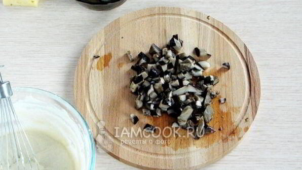 маффины с грибами