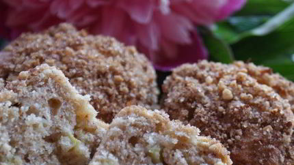 Маффины с ревенем