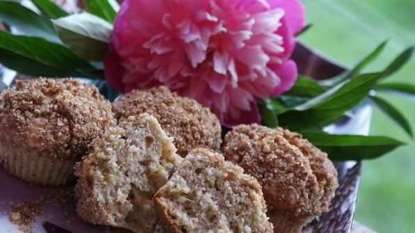 маффины с ревенем