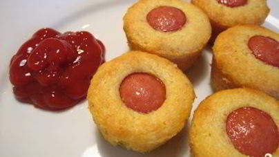 Маффины с сосисками