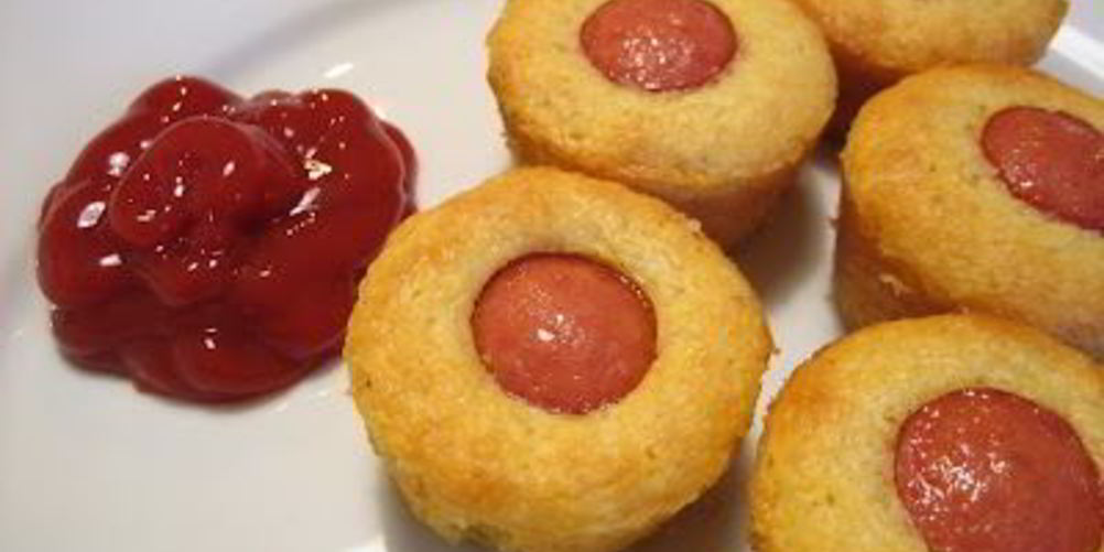 Рецепт маффины с сосисками