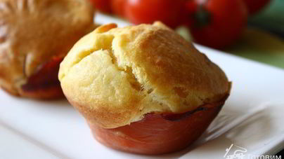 Маффины с сыром и беконом