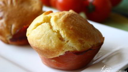 Маффины с сыром и беконом