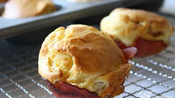 маффины с сыром и беконом