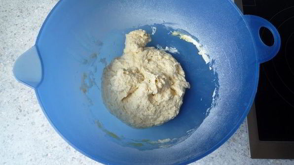 маффины с сыром и ветчиной из дрожжевого теста