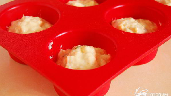 маффины с сыром и ветчиной