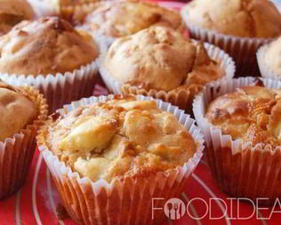 Маффины с яблоками