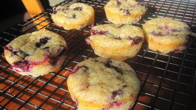 Маффины с ягодами