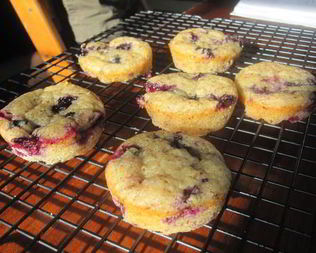 Маффины с ягодами