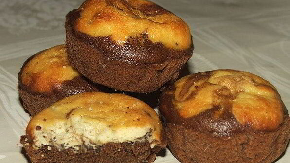 маффины темное дно