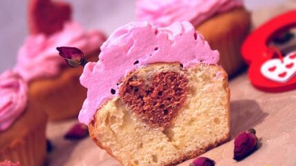 Маффины Валентинка