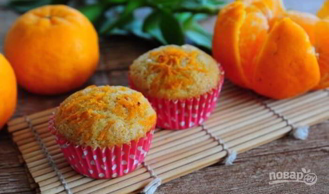 Мандариновые маффины