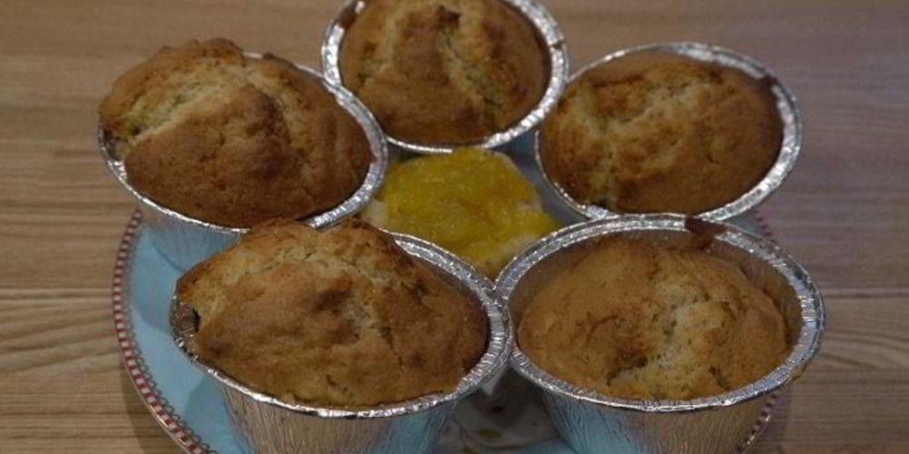 Рецепт миндальные маффины с манго