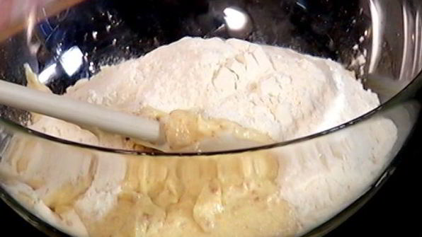 миндальные маффины с манго