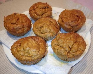 Морковные маффины из муки амаранта