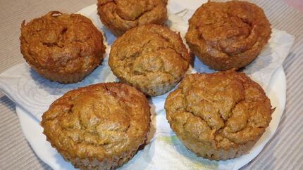 Морковные маффины из муки амаранта