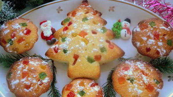 новогодние маффины из манки