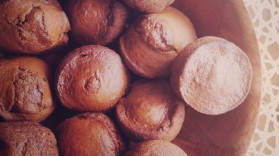 Овсяные кокосовые маффины без яиц и молока