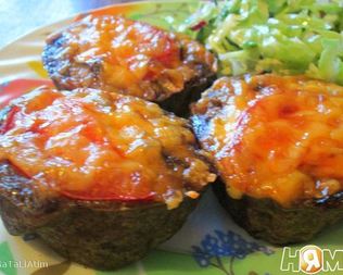 Печеночные маффины с грибами