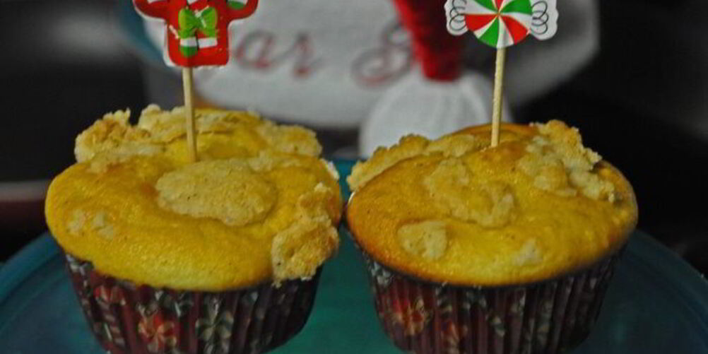 Рецепт праздничные эгг-ног маффины